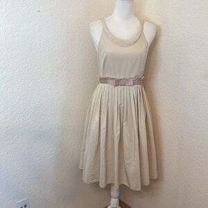 Anthropologie Moulinette Soeurs Pleated‎ Bow Dress